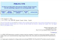 Desktop Screenshot of pdk101.com